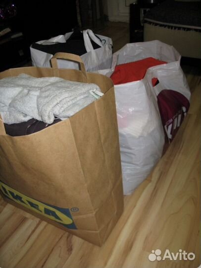Детские вещи пакетами