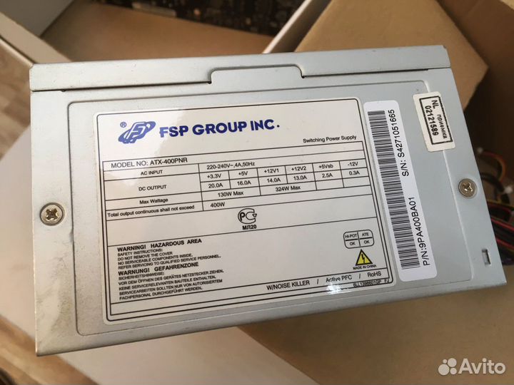 Блок питания для пк 400W