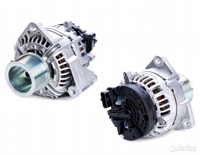 Генератор 24V/80A со шкивом 9 ручьев