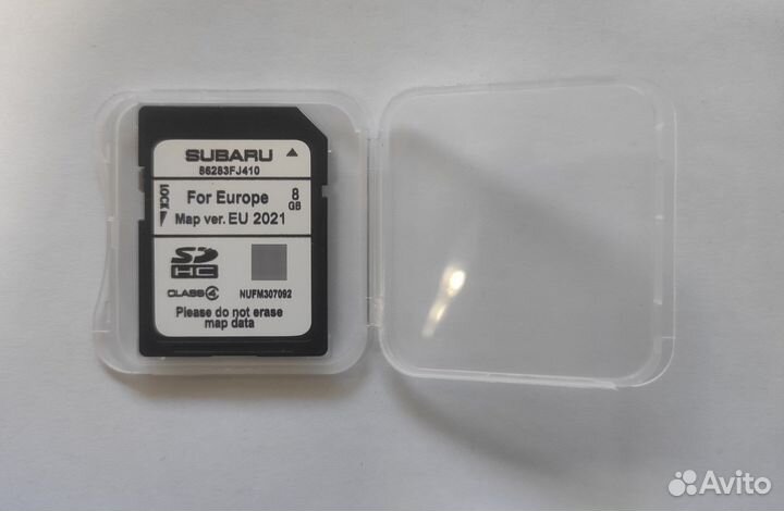 SD навигация Subaru XV, Impreza. Россия +EU 23г