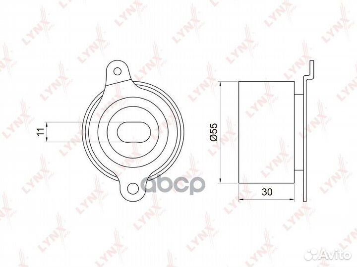 Ролик натяжителя ремня грм PB-1017 lynxauto