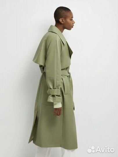 Тренч плащ кожзам