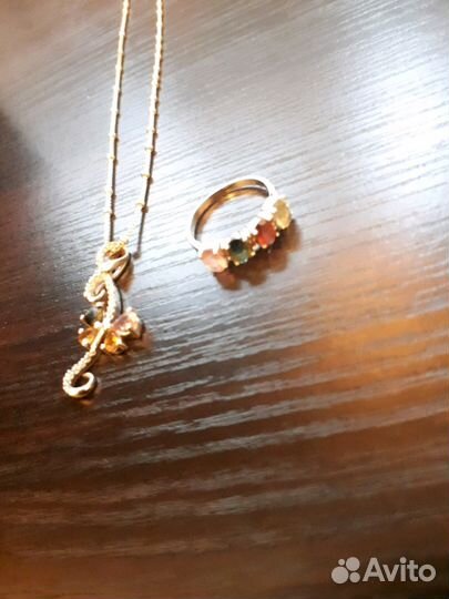 Набор украшений серебро