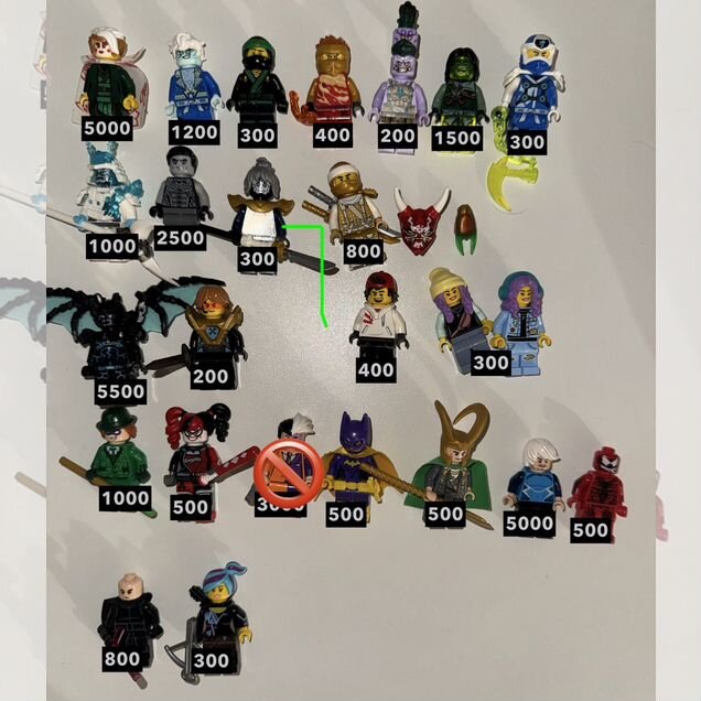 Lego минифигурки ninjago nexo knigts marvel dc