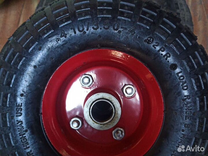 Колеса для хозяйственных тележек, 3.50-4