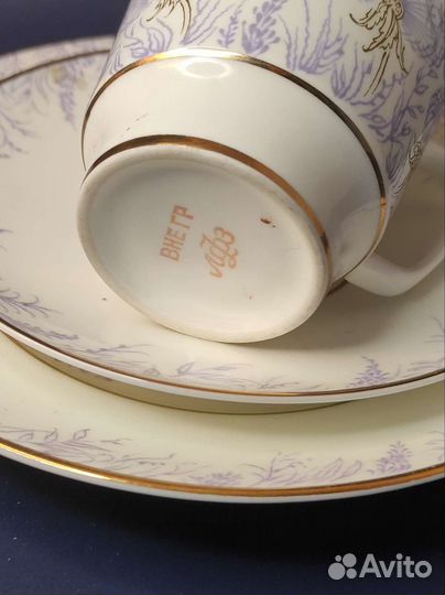 Чайная тройка одуванчик лфз