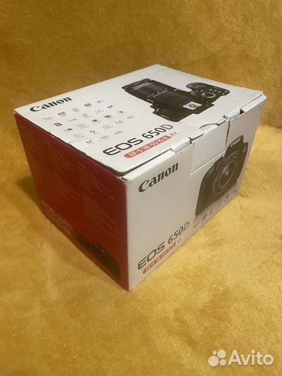 Зеркальный фотоаппарат canon 650d