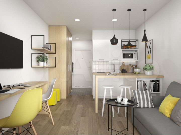 Апартаменты-студия, 20,2 м², 7/10 эт.