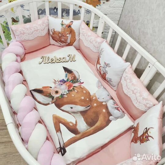 Бортики в кроватку