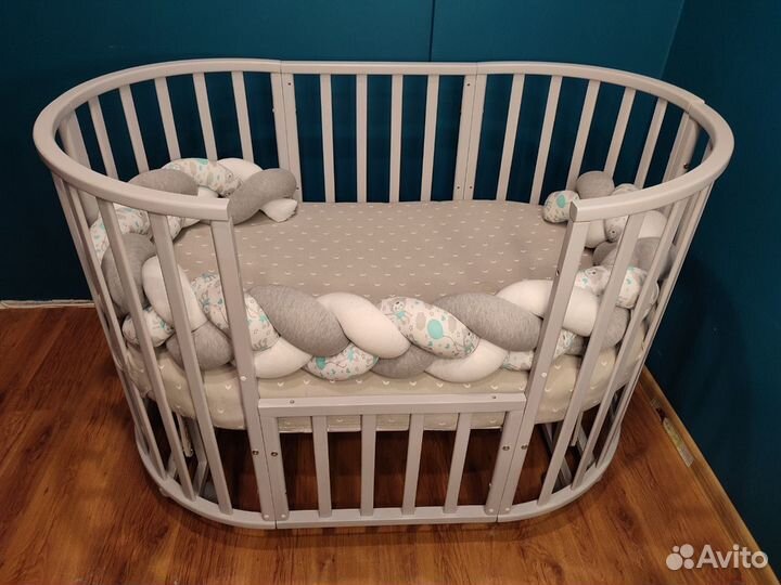 Детская кровать от 3 лет с матрасом новая