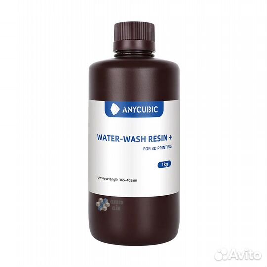 Смола смываемая водой для 3D принтера Anycubic