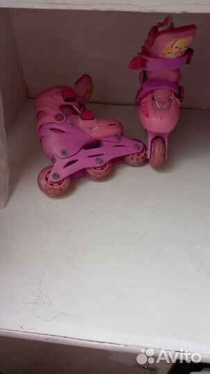 Роликовые коньки детские раздвижные