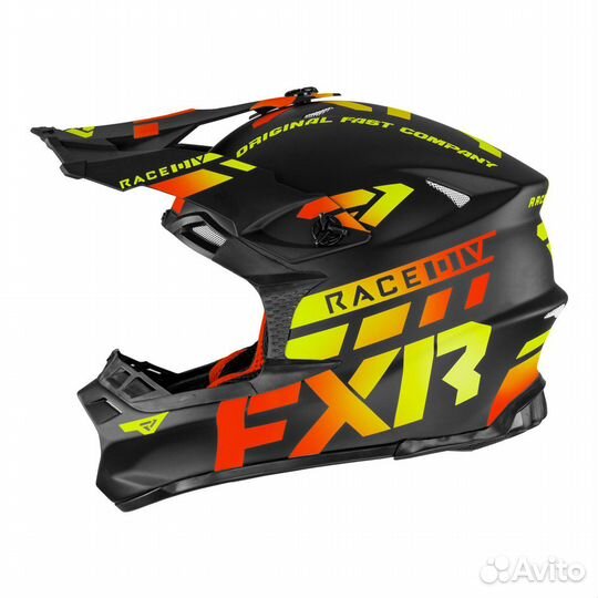 Шлем снегоходный FXR Blade Race Div Black/Inferno