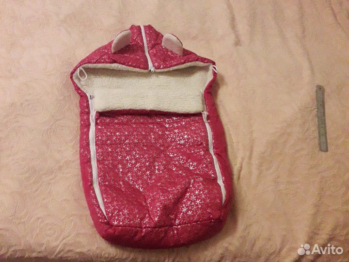 Конверт в коляску/санки меховой