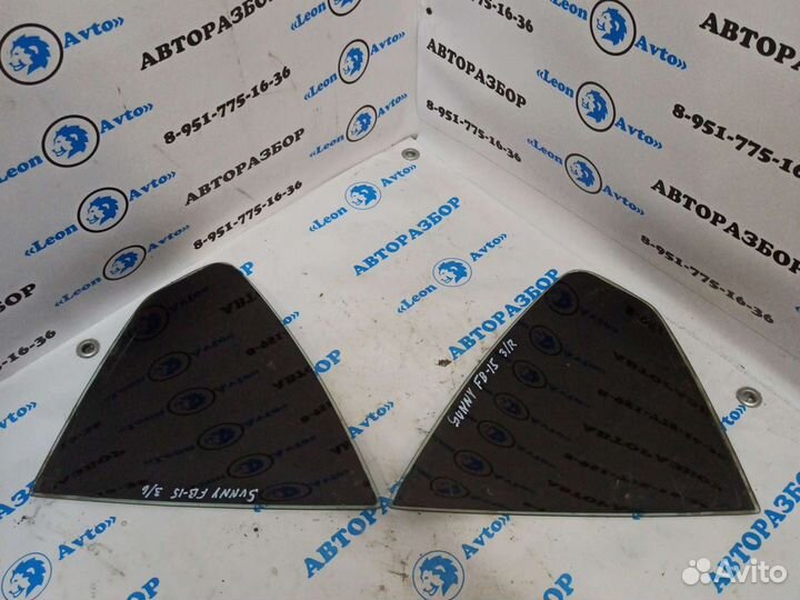 Форточка задняя Nissan sunny FB15