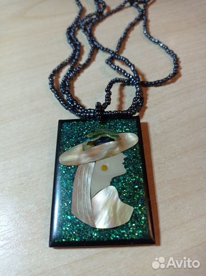 Чокер колье из бисера