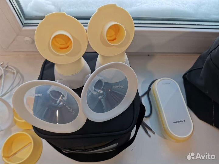 Двойной электронный молокоотсос