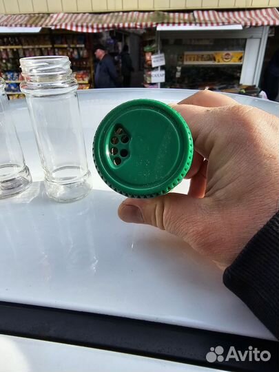 Мельница. Дозатор. Банка твист 100мл шестигранник