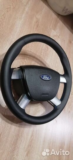 Руль ford focus 2 (перешитый)