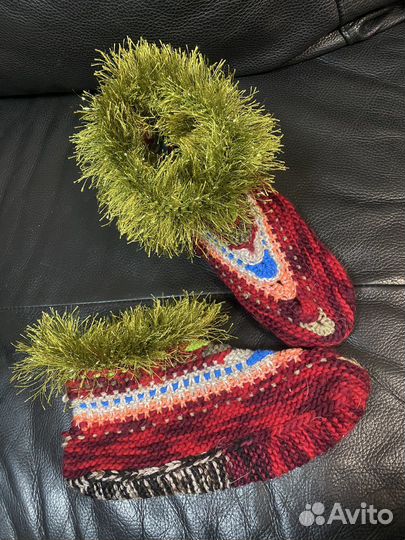 Носки вязанные женские