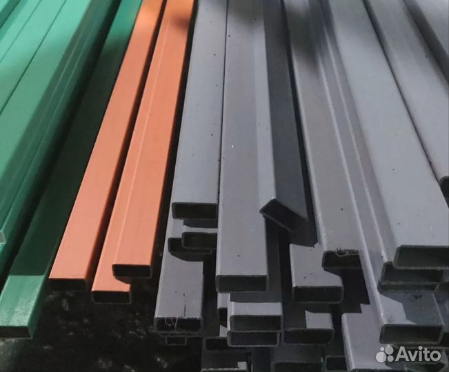 Столбы для забора металлические, профлист, лаги