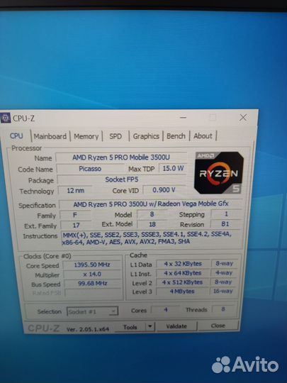 Thinkpad t495s Ryzen5/8g/256g/FHD touch