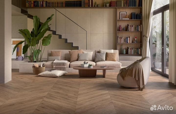 Плитка Cocoon 20X120 напольная, настенная, универсальная - под дерево, Италия