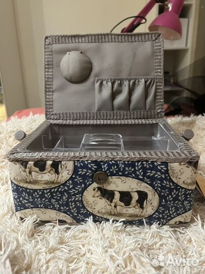 Корзина/ шкатулка для шитья, вязания, вышивания