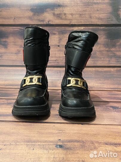 Зимние ботинки для девочки 34 размер