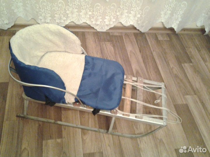 Сиденье (сидушка) меховое в санки