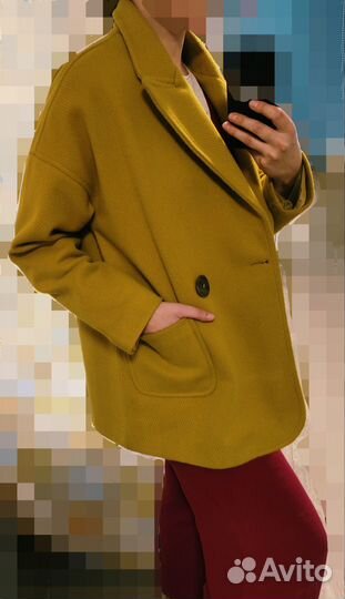 Полупальто пиджак оверсайз размер S