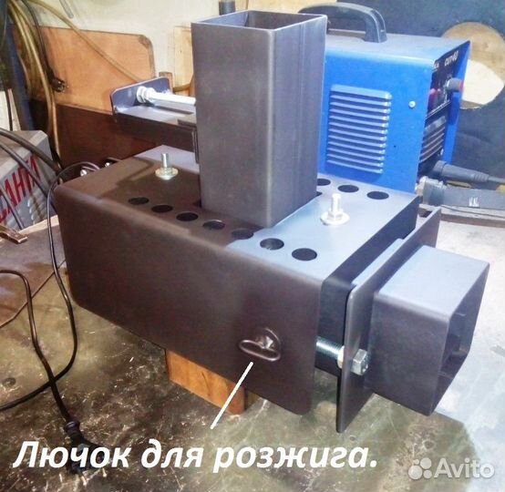 Полуавтоматическая пеллетная горелка