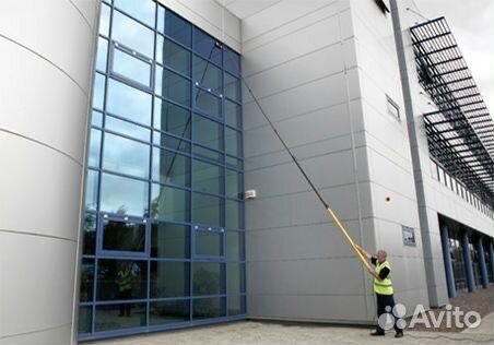 Мойка остекления, фасадов, окон, витрин