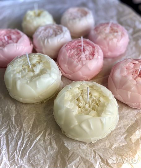 Мастер класс Свеча-Пион