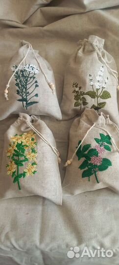 Льняные мешочки