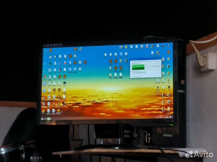 Системный блок intel core i3, компютер, монитор