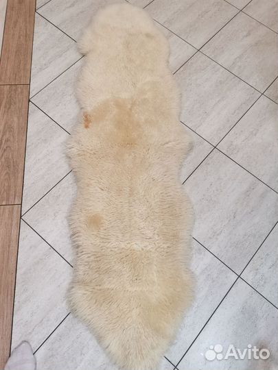 Мех натуральный овчина, меховая накидка