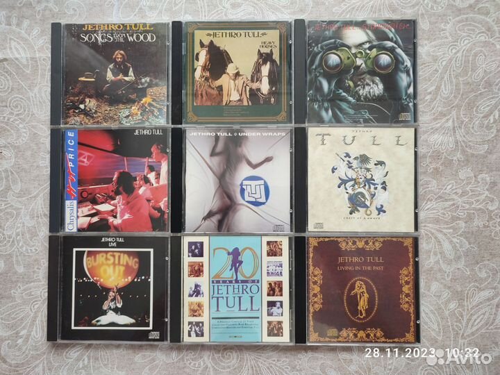 Jethro Tull cd диски фирменные