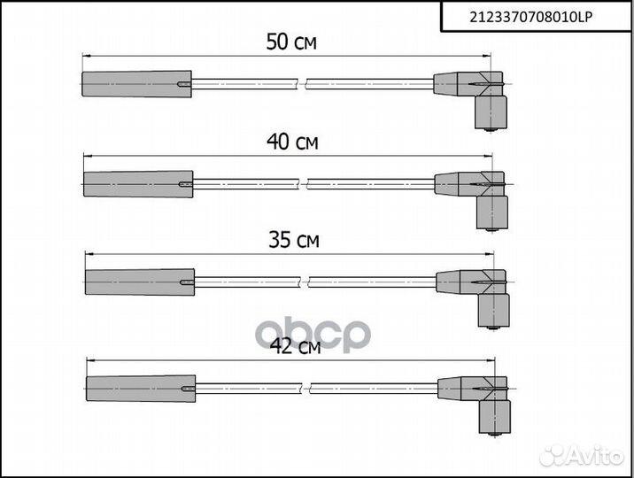 Высоковольтные провода для Chevrolet-Niva серии