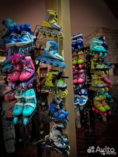 Роликовые коньки детские раздвижные 34 - 37