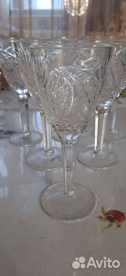 Винтаж: Рюмки хрустальные, 1970-1979гг