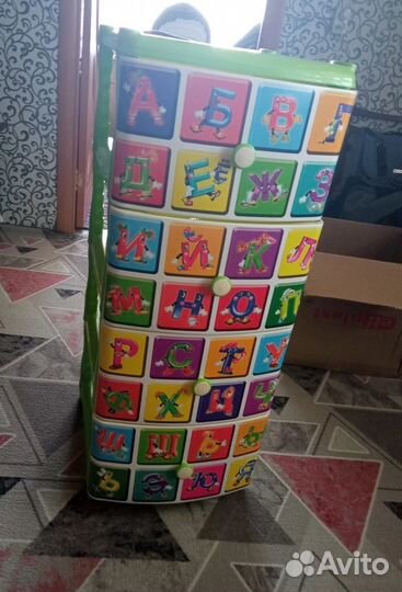 Комод пластиковый с ящиками детский для игрушек