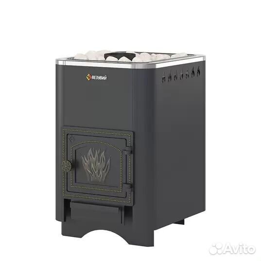Печь для Бани Везувий Русичъ Антрацит 16 (дт-3) б/в