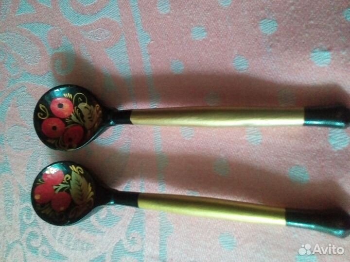Ложки маленькие хохлома