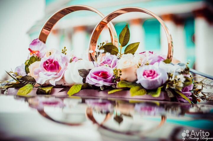 Свадебные украшения на машины