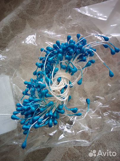 Тычинки искусственные для цветов 6см 200шт