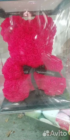 Мишка из роз