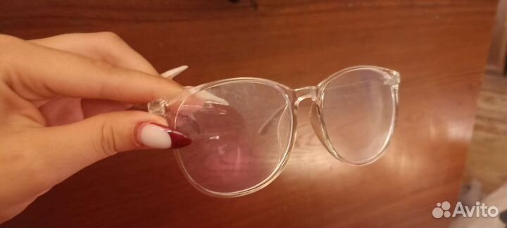 Очки женские не для зрения обычные для образа