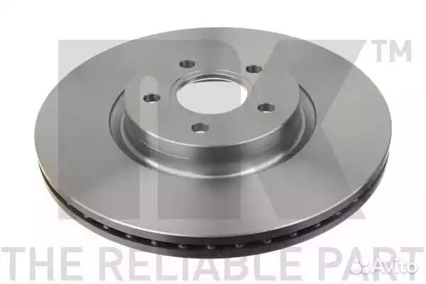 Диск тормозной передний вентилируемый volvo s40 ii