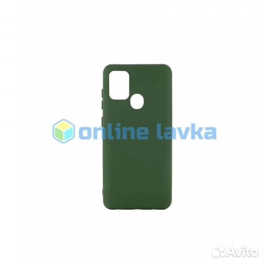 Чехол силиконовый Case для Samsung A21s зеленый №5